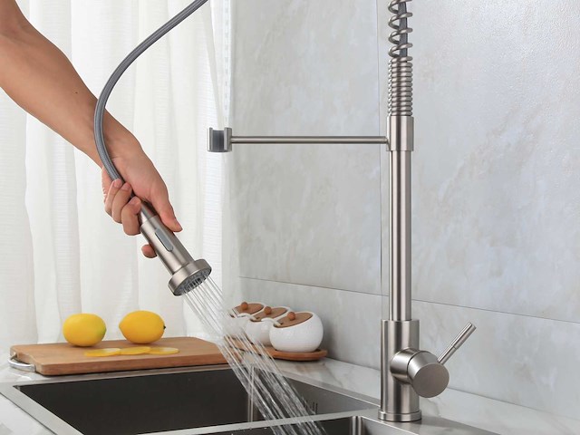 Mawialux keukenkraan mat zwart (keuze uit rvs of mat zwart) - afbeelding 9 van  34