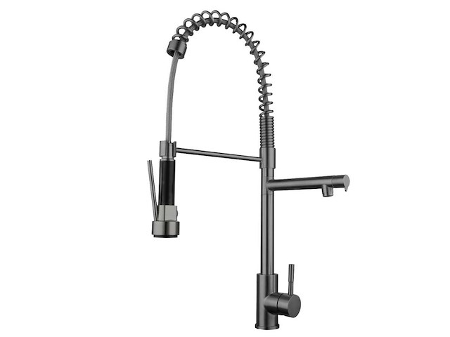 Mawialux keukenkraan met meerdere functies - gunmetal grey - afbeelding 3 van  9