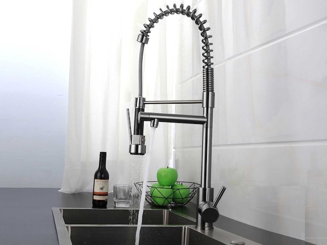 Mawialux keukenkraan met meerdere functies - gunmetal grey - afbeelding 1 van  9