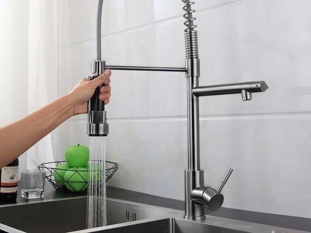 Mawialux keukenkraan met meerdere functies - gunmetal grey - afbeelding 9 van  9