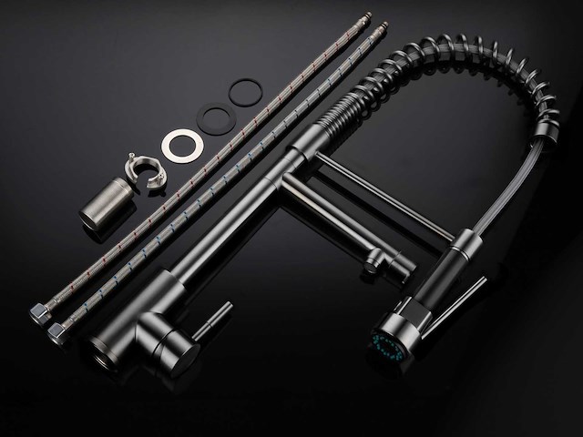 Mawialux keukenkraan met meerdere functies - gunmetal grey - afbeelding 6 van  9