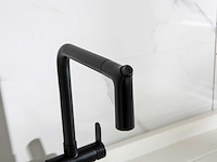 Mawialux keukenkraan met touch control - uittrekbare uitloop - mat zwart - afbeelding 5 van  11