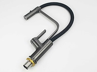 Mawialux keukenkraan met uitneembare sproeikop - gunmetal grey - afbeelding 2 van  7