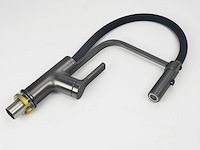 Mawialux keukenkraan met uitneembare sproeikop - gunmetal grey - afbeelding 3 van  7