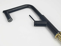 Mawialux keukenkraan met uitneembare sproeikop - mat zwart - afbeelding 3 van  8