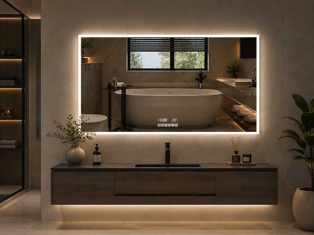 Mawialux led spiegel 100/120/140/160cm (breedte keuze) - afbeelding 12 van  22