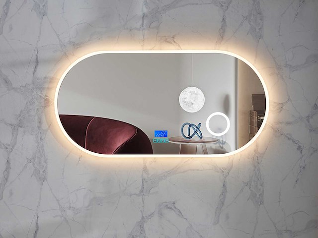 Mawialux led spiegel 100/120/160 breedte keuze - afbeelding 9 van  13