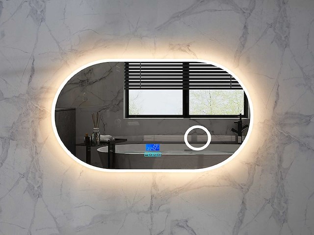 Mawialux led spiegel 100/120/160 breedte keuze - afbeelding 8 van  13