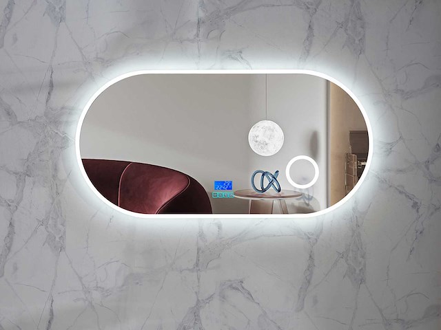 Mawialux led spiegel 100/120/160 breedte keuze - afbeelding 2 van  13