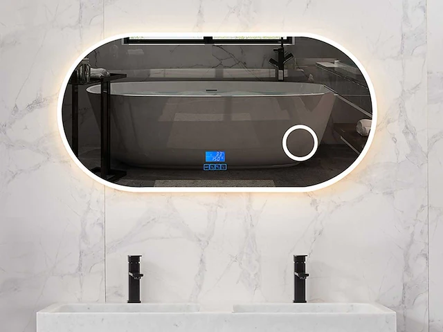 Mawialux led spiegel 100/120/160 breedte keuze - afbeelding 5 van  8
