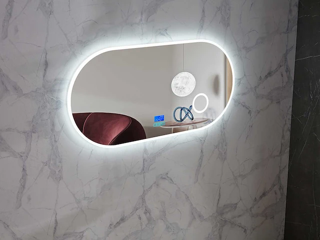 Mawialux led spiegel 100/120/160 breedte keuze - afbeelding 2 van  8