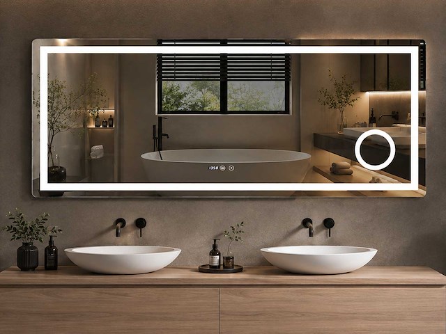 Mawialux led spiegel (150-200cm breedte keuze) - afbeelding 1 van  9