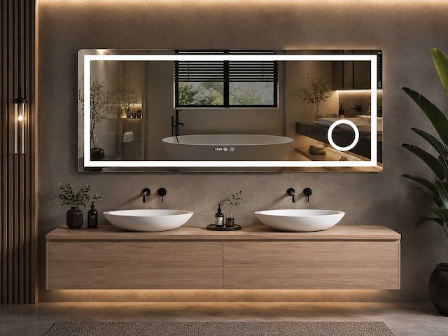 Mawialux led spiegel (150-200cm breedte keuze) - afbeelding 2 van  9
