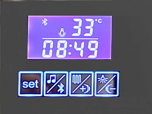 Mawialux led spiegel 50cm met bluetooth - afbeelding 4 van  7