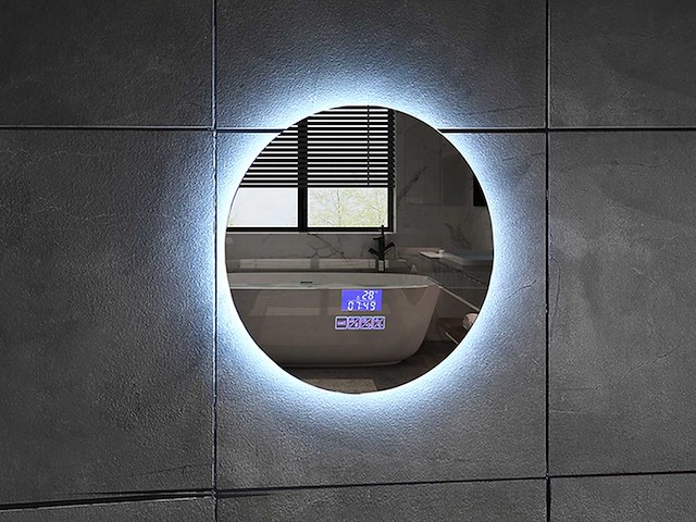 Mawialux led spiegel 50cm met bluetooth - afbeelding 4 van  9