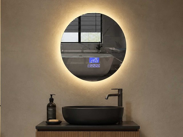 Mawialux led spiegel 50cm met bluetooth - afbeelding 1 van  9