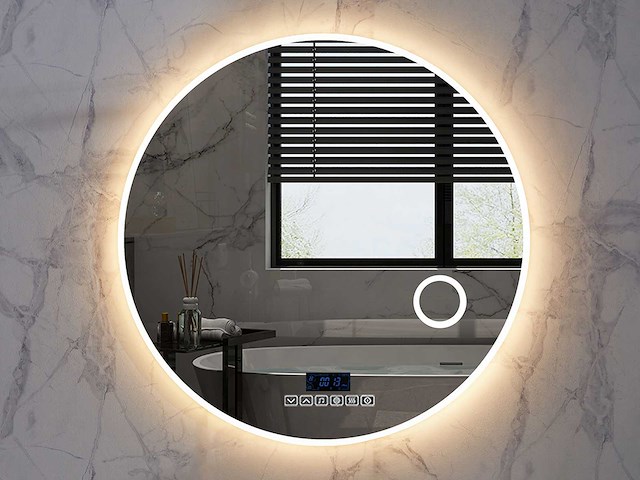 Mawialux led spiegel 70/80/90/100cm diameter keuze - afbeelding 4 van  11