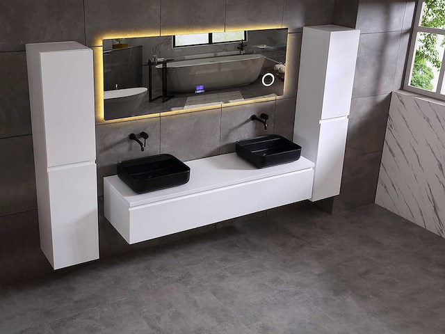 Mawialux led spiegel met bluetooth 160, 180, 200 cm keuze - afbeelding 4 van  14