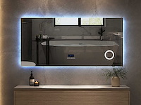 Mawialux led spiegel met bluetooth 80/100/120/140 cm keuze - afbeelding 1 van  9