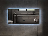 Mawialux led spiegel met bluetooth 80,100,120,140,150cm keuze - afbeelding 1 van  7