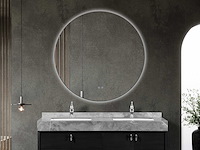 Mawialux led spiegel rond met rand (80-120cm keuze) - afbeelding 3 van  6