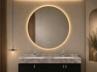 Mawialux led spiegel rond met rand (80-120cm keuze) - afbeelding 1 van  13