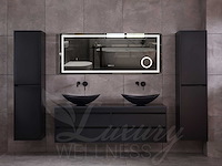 Mawialux mat zwart badkamermeubel 160cm (diverse opstellingen) - afbeelding 48 van  71