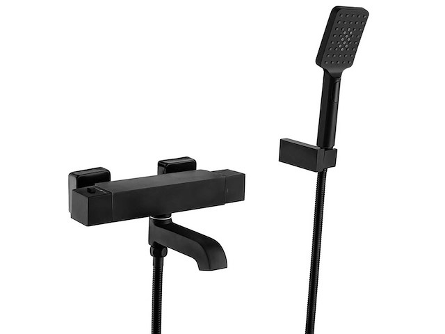 Mawialux opbouw badkraan - mat zwart - afbeelding 1 van  8