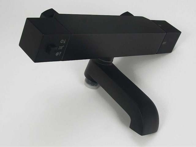 Mawialux opbouw badkraan - mat zwart - afbeelding 3 van  4