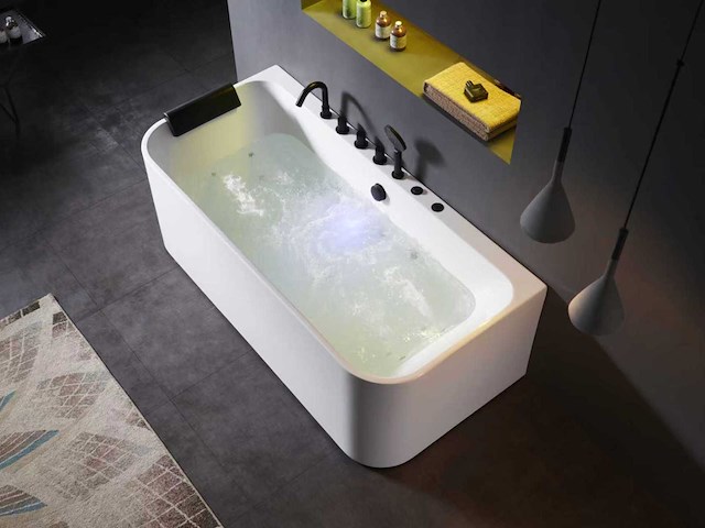 Mawialux opbouw design massagebad - mat wit - afbeelding 1 van  5