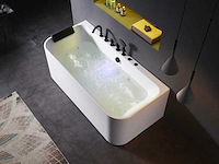 Mawialux opbouw design massagebad - mat wit