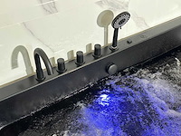 Mawialux opbouw design massagebad - mat zwart - afbeelding 3 van  13