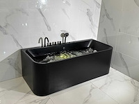 Mawialux opbouw design massagebad - mat zwart - afbeelding 1 van  13