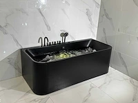 Mawialux opbouw design massagebad - mat zwart - afbeelding 4 van  13