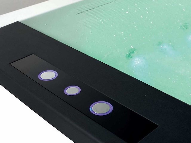 Mawialux opbouw design massagebad - waterval - glans wit - afbeelding 10 van  14