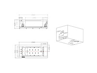 Mawialux opbouw design massagebad - waterval - glans wit - afbeelding 5 van  14