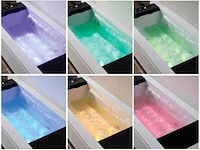 Mawialux opbouw design massagebad - waterval - glans wit - afbeelding 13 van  14