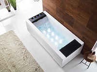 Mawialux opbouw design massagebad - waterval - glans wit - afbeelding 2 van  7