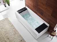 Mawialux opbouw design massagebad - waterval - glans wit - afbeelding 3 van  7