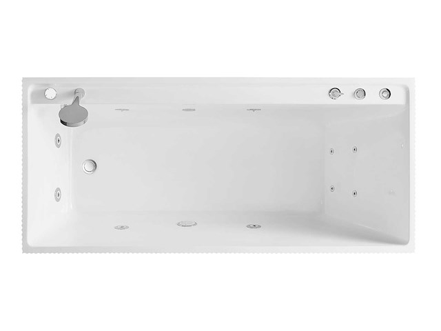 Mawialux opbouw design massagebad - waterval - mat wit of glans wit keuze - afbeelding 6 van  9