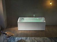 Mawialux opbouw design massagebad - waterval - mat wit - afbeelding 2 van  7