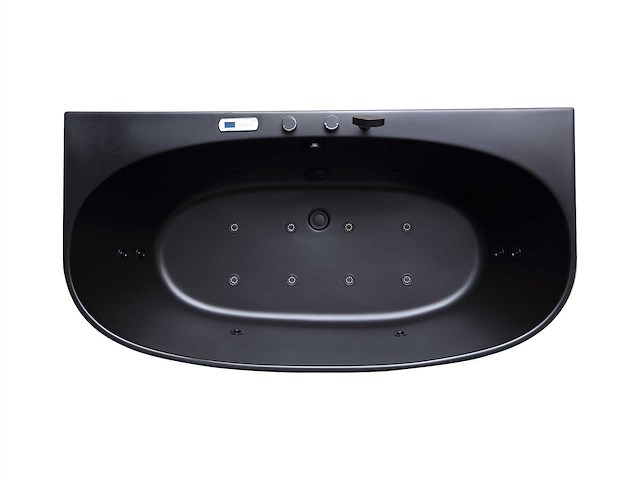 Mawialux opbouw massagebad - ballo - mat zwart - afbeelding 13 van  14