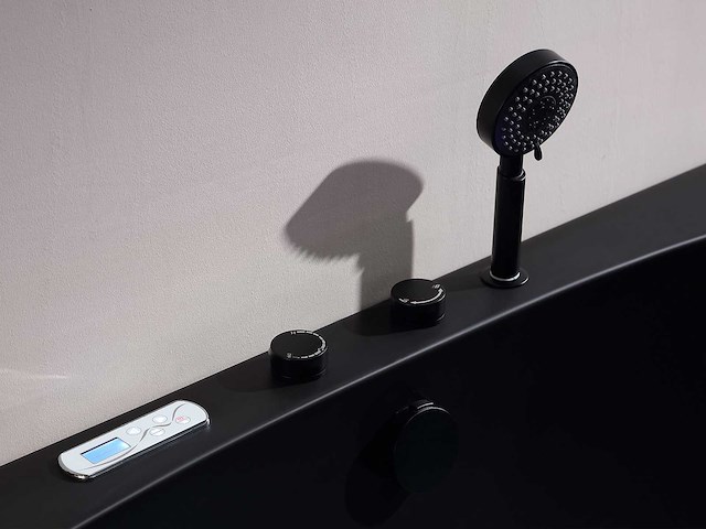 Mawialux opbouw massagebad - ballo - mat zwart - afbeelding 14 van  14