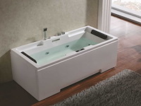 Mawialux opbouw (of inbouw massagebad) - olan - glans wit