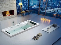Mawialux opbouw (of inbouw massagebad) - olan - glans wit - afbeelding 2 van  8