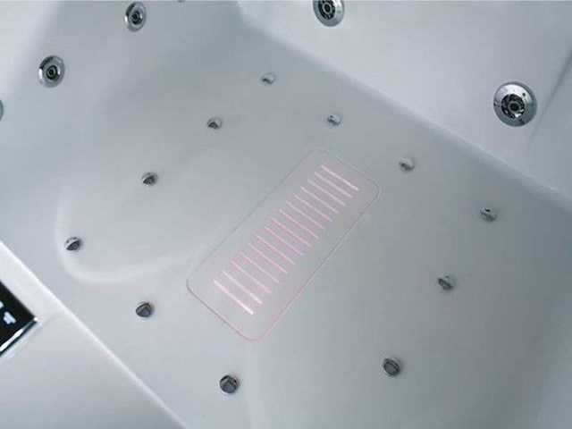 Mawialux opbouw (of inbouw massagebad) - olan - glans wit - afbeelding 4 van  8