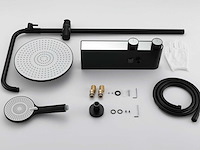 Mawialux opbouw regendouche - digitaal display - mat zwart - afbeelding 2 van  7