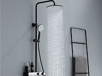 Mawialux opbouw regendouche - digitaal display - mat zwart - afbeelding 6 van  7