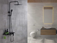 Mawialux opbouw regendouche mat zwart - afbeelding 2 van  9