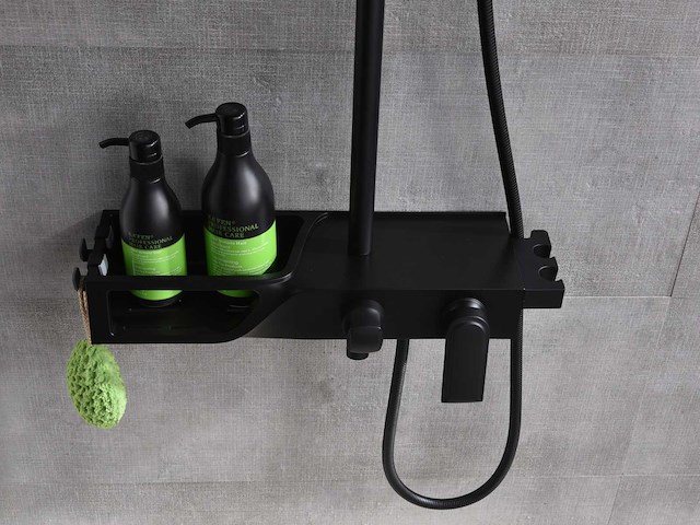 Mawialux opbouw regendouche mat zwart - afbeelding 5 van  9